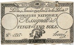 25 Sols FRANCE  1792 Ass.25a TTB