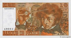 10 Francs BERLIOZ FRANCE  1975 F.63.10 AU+