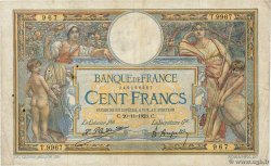 100 Francs LUC OLIVIER MERSON sans LOM FRANCIA  1923 F.23.16
