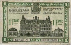 1 Franc FRANCE regionalism and various Tulle et Ussel 1918 JP.126.03 F