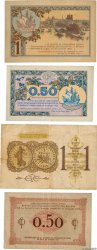 Lot de 4 billets FRANCE regionalism and various Paris 1920 JP.097.LOT F - VF
