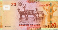 20 Namibia Dollars NAMIBIA  2013 P.12b VF