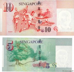 SINGAPORE 5 DOLLAR ND 1999 P 39 UNC