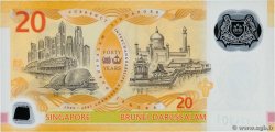 20 Dollars Commémoratif SINGAPORE  2007 P.53 FDC