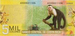 5000 Colones COSTA RICA  2009 P.276a NEUF