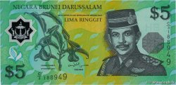 5 Ringgit - 5 Dollars BRUNEI  1996 P.23a UNC