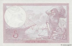 5 Francs FEMME CASQUÉE modifié FRANKREICH  1939 F.04.07 fST