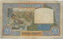 20 Francs TRAVAIL ET SCIENCE FRANCIA  1942 F.12.21 BC