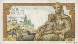 1000 Francs DÉESSE DÉMÉTER FRANCIA  1943 F.40.15