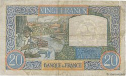 20 Francs TRAVAIL ET SCIENCE FRANCE  1940 F.12.03 TB
