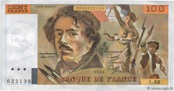 100 Francs DELACROIX modifié FRANCIA  1984 F.69.08a