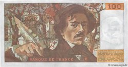 100 Francs DELACROIX modifié FRANCIA  1984 F.69.08a AU