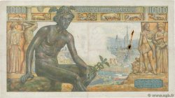 1000 Francs DÉESSE DÉMÉTER FRANCIA  1943 F.40.40 BC+