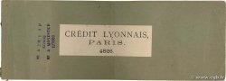 Francs FRANCE regionalism and various Paris 1905 DOC.Chèque VF
