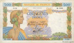 500 Francs LA PAIX FRANCE  1940 F.32.09