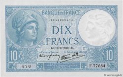 10 Francs MINERVE modifié FRANCIA  1940 F.07.17