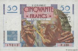 50 Francs LE VERRIER FRANCIA  1949 F.20.11