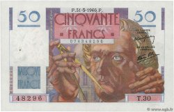 50 Francs LE VERRIER FRANCIA  1946 F.20.05 EBC+