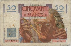 50 Francs LE VERRIER FRANKREICH  1946 F.20.03