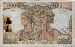 5000 Francs TERRE ET MER FRANCIA  1949 F.48.02