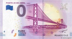 0 Euro PORTUGAL Lisbonne 2019  UNC