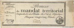 25 Francs avec série FRANKREICH  1796 Ass.59b SS