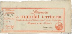 100 Francs avec série FRANKREICH  1796 Ass.60b
