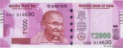2000 Rupees INDIA  1996 P.116a UNC