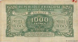 1000 Francs MARIANNE THOMAS DE LA RUE FRANKREICH  1945 VF.13.01 S