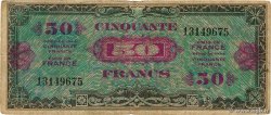 50 Francs DRAPEAU FRANCIA  1944 VF.19.01 B
