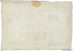 10 Livres filigrane républicain, gravure modifiée FRANCE  1792 Ass.36c VF+