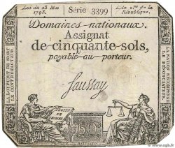 50 Sols FRANCE  1793 Ass.42c TB