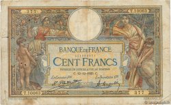 100 Francs LUC OLIVIER MERSON grands cartouches FRANCE  1923 F.24.01 G