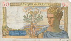 50 Francs CÉRÈS modifié FRANCIA  1939 F.18.33 BC+