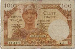 100 Francs TRÉSOR FRANÇAIS FRANKREICH  1947 VF.32.03