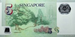 5 Dollars SINGAPORE  2005 P.47 UNC-
