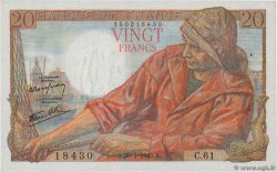 20 Francs PÊCHEUR FRANCE  1943 F.13.05