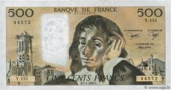 500 Francs PASCAL FRANKREICH  1982 F.71.26
