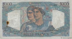 1000 Francs MINERVE ET HERCULE FRANCE  1949 F.41.26 TB