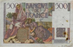 500 Francs CHATEAUBRIAND FRANKREICH  1952 F.34.10 S