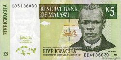 5 Kwacha MALAWI  2005 P.36c