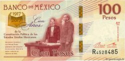 100 Pesos MEXICO  2017 P.130 FDC
