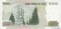 1000 Pesos CHILE  2008 P.154g UNC
