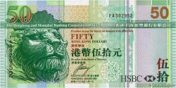 50 Dollars HONGKONG  2009 P.208f ST