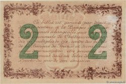 2 Francs FRANCE regionalismo e varie Chateauroux 1915 JP.046.04 SPL