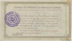 2 Francs FRANCE regionalism and various Montluçon, Gannat 1915 JP.084.18 UNC-