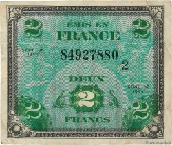 2 Francs DRAPEAU FRANKREICH  1944 VF.16.02 S