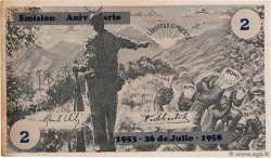 2 Pesos KUBA  1958 