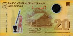 20 Cordobas NICARAGUA  2007 P.202b FDC