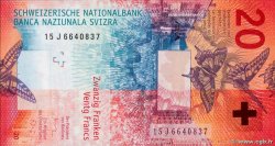 20 Francs SUISSE  2015 P.76c FDC